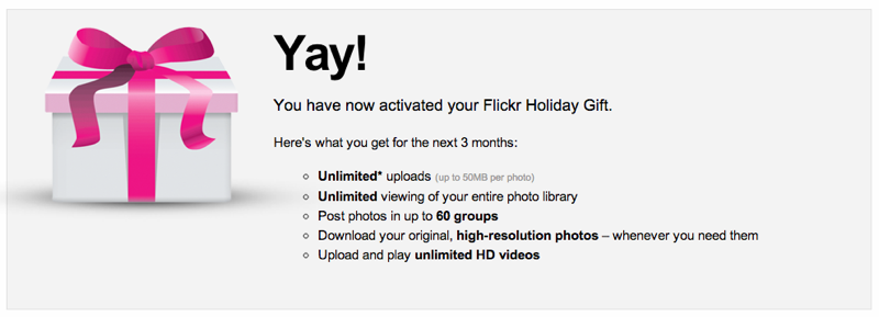 Flickr Holiday Gift 1